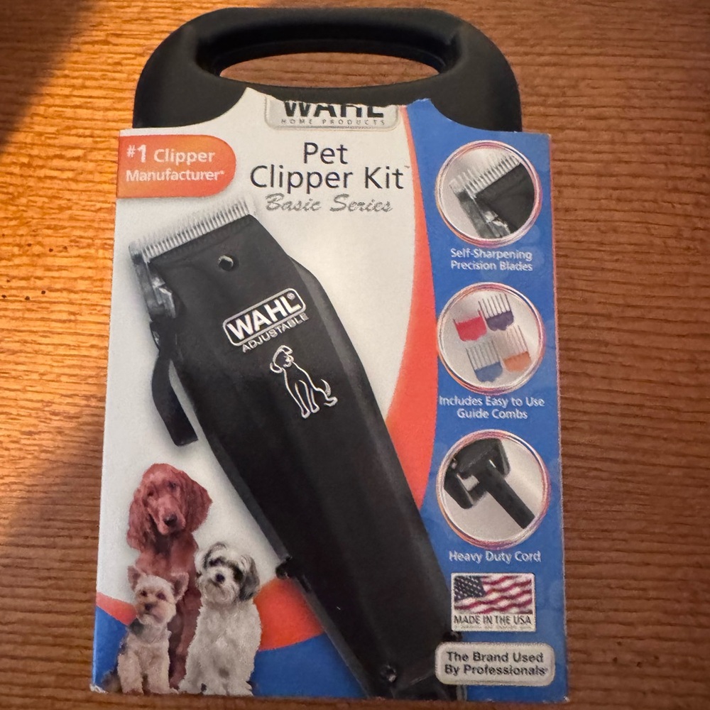 Wahl Pet Clipper Kit - Black and Silver